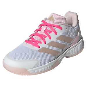 Juniors` Ubersonic Tennis Shoes Off White and Powder Plum Footwear Adidas