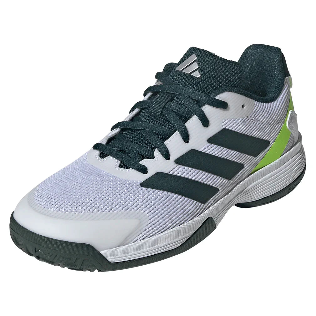 Juniors` Ubersonic Tennis Shoes Pure Teal and Lucid Lemon Footwear Adidas