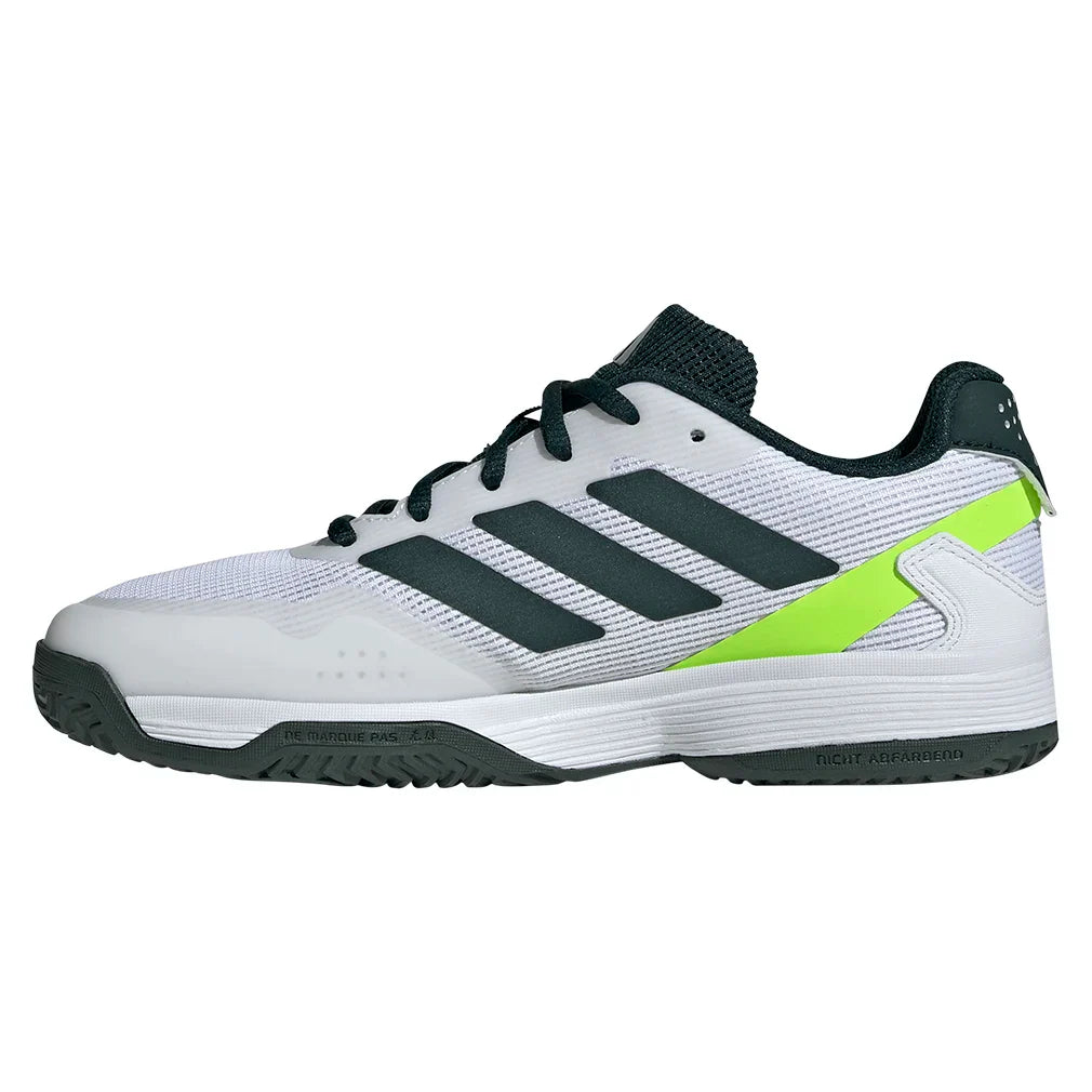 Juniors` Ubersonic Tennis Shoes Pure Teal and Lucid Lemon Footwear Adidas
