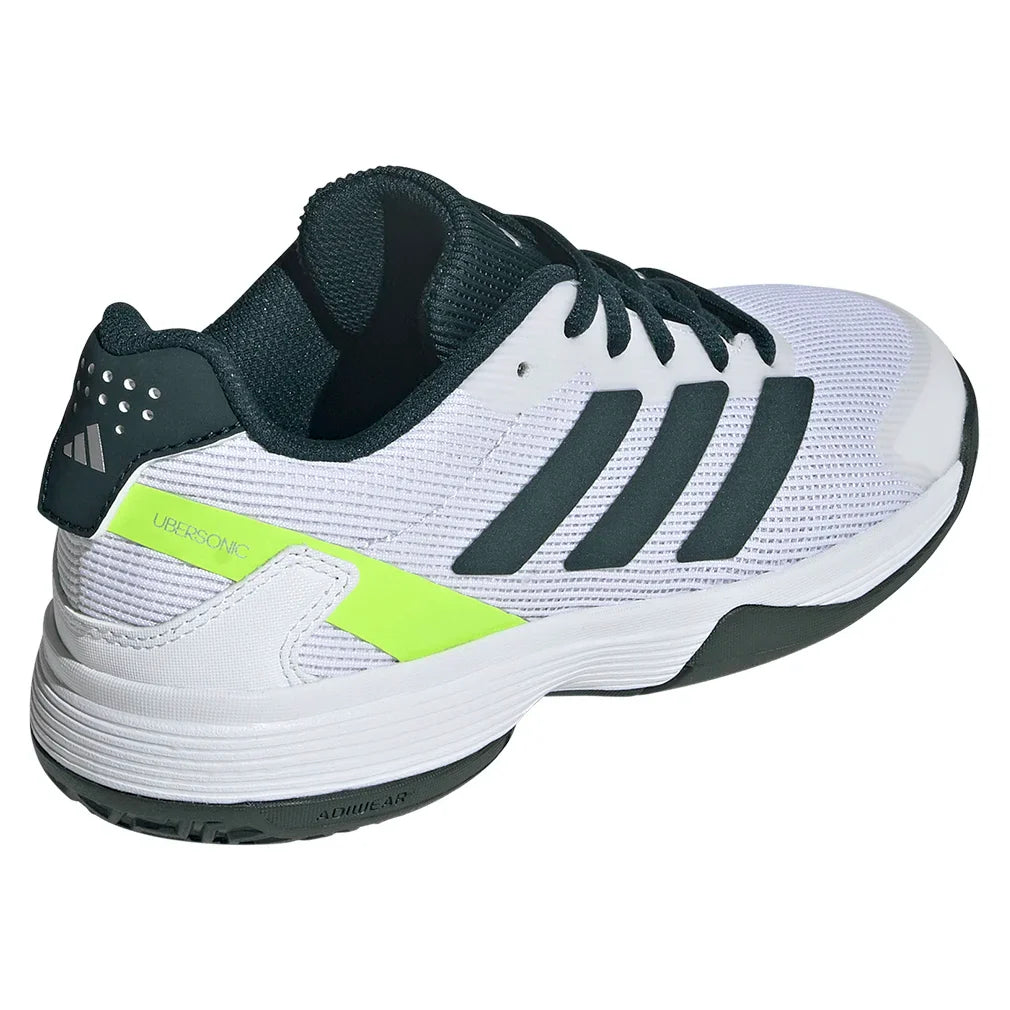 Juniors` Ubersonic Tennis Shoes Pure Teal and Lucid Lemon Footwear Adidas