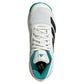 Juniors` Courtflash Tennis Shoes Footwear White and Pure Teal Footwear Adidas