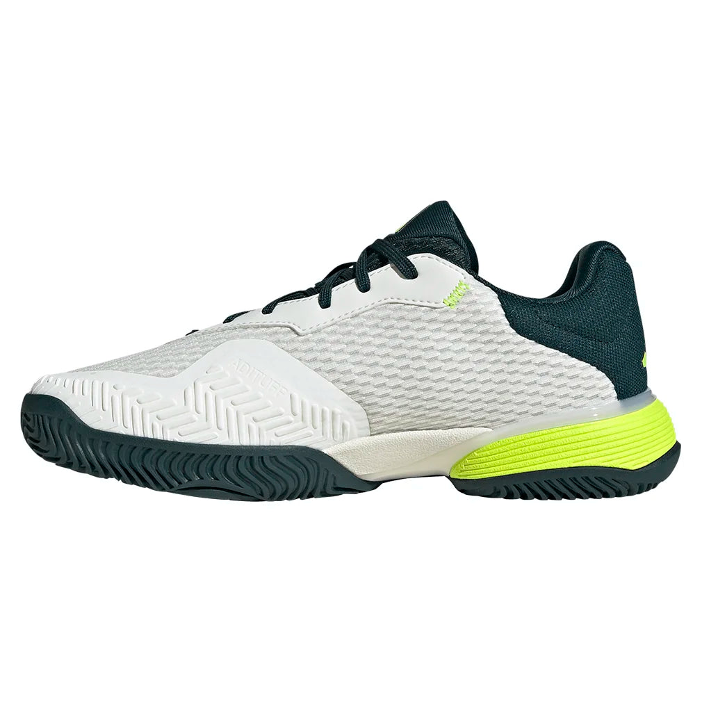 Juniors` Barricade Tennis Shoes Off White and Aurora Ivy Footwear Adidas