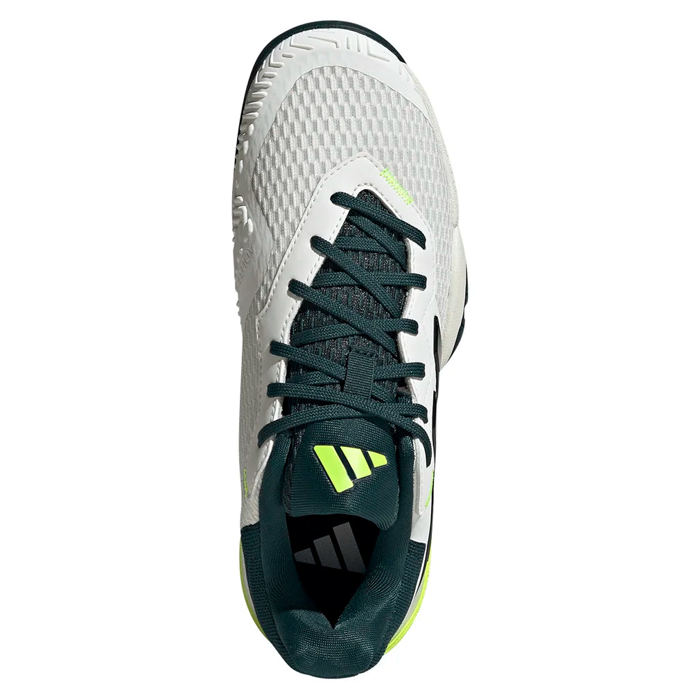 Juniors` Barricade Tennis Shoes Off White and Aurora Ivy Footwear Adidas