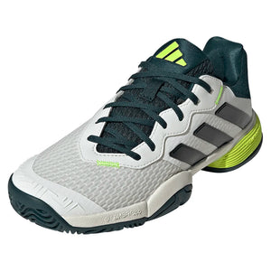 Juniors` Barricade Tennis Shoes Off White and Aurora Ivy Footwear Adidas
