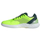 Men`s Defiant Speed 2 Tennis Shoes Lucid Lemon and Silver Metallic Footwear Adidas