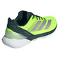 Men`s Defiant Speed 2 Tennis Shoes Lucid Lemon and Silver Metallic Footwear Adidas