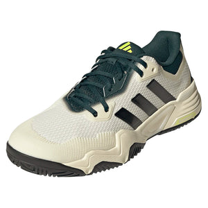 Men`s Solematch Control 2 Tennis Shoes Off White and Silver Metallic Footwear Adidas
