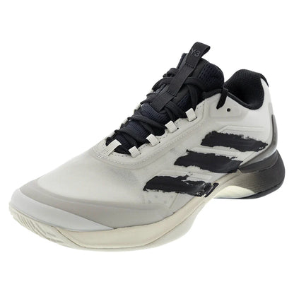 Women`s Y-3 Avacourt 2 Tennis Shoes Orbit Grey and Black Footwear Adidas