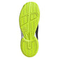 Junior`s Courtflash Tennis Shoes Carbon and Lucid Lemon Footwear Adidas