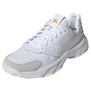 Men`s CourtJam Control 3 Premium Tennis Shoes White Footwear Adidas