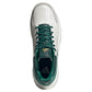 Men`s CourtJam Control 3 Premium Tennis Shoes White and Collegiate Green Footwear Adidas