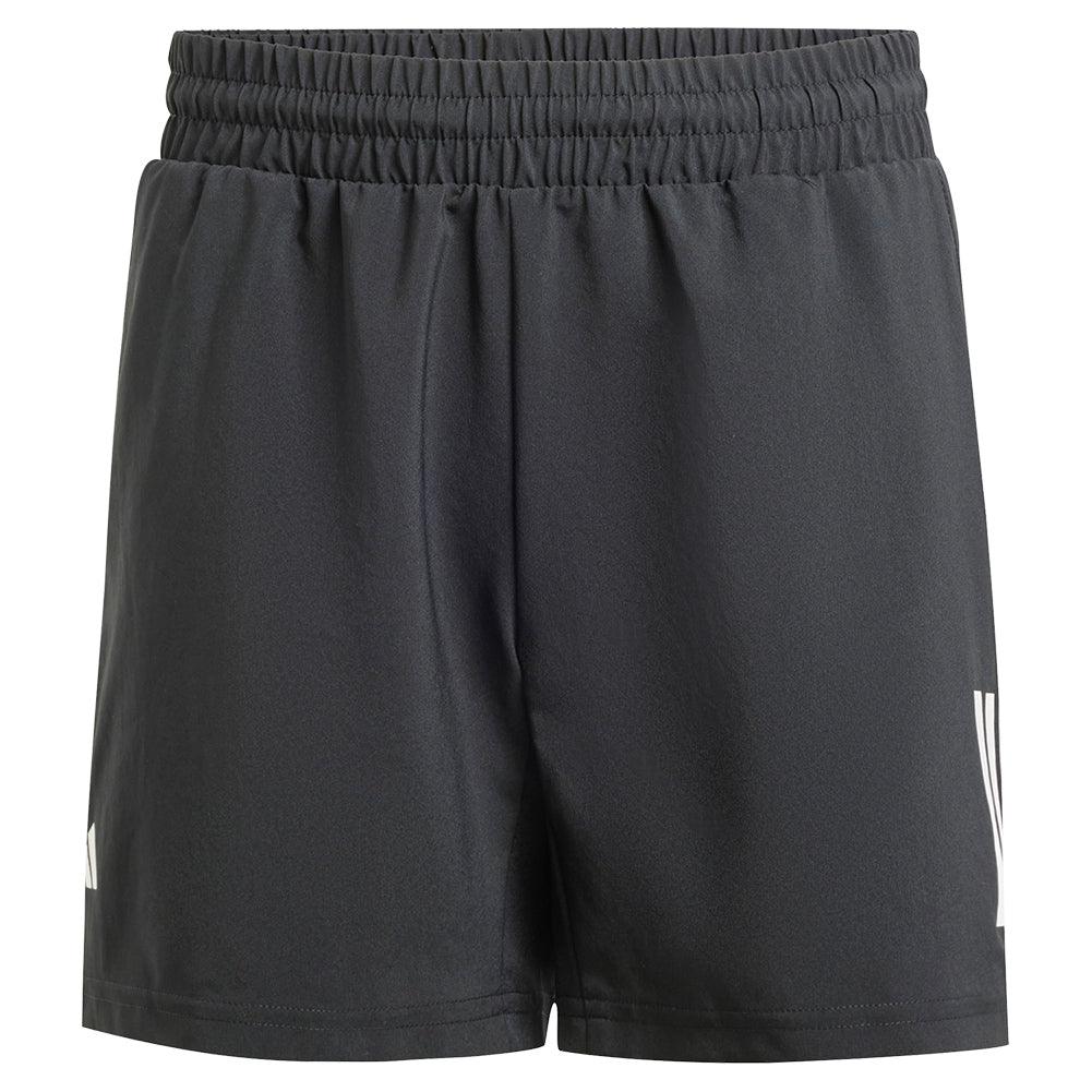 Boys' Club 3 Stripe Tennis Short Black Apparel Adidas