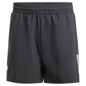 Boys' Club 3 Stripe Tennis Short Black Apparel Adidas