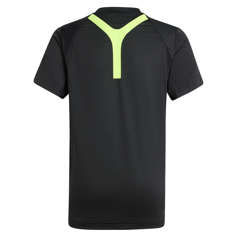 Boys' Pro Tennis Top Black Apparel Adidas