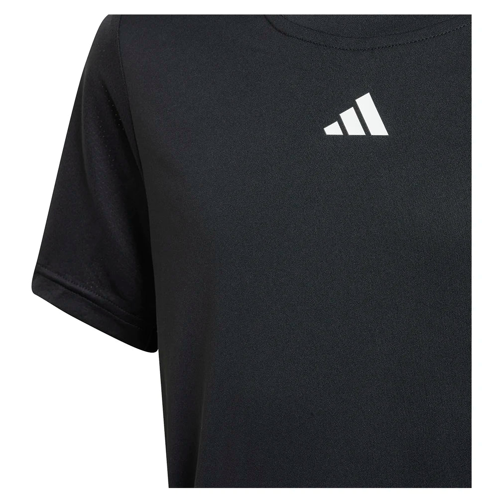 Boys' Pro Tennis Top Black Apparel Adidas