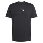 Men`s Graphic Tennis Tee Black Apparel Adidas