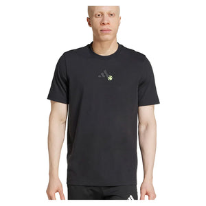 Men`s Graphic Tennis Tee Black Apparel Adidas