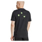 Men`s Graphic Tennis Tee Black Apparel Adidas