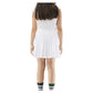Girls' Pleated Poly Tennis Skort with Shorts Blanc Apparel Lacoste
