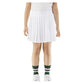Girls' Pleated Poly Tennis Skort with Shorts Blanc Apparel Lacoste