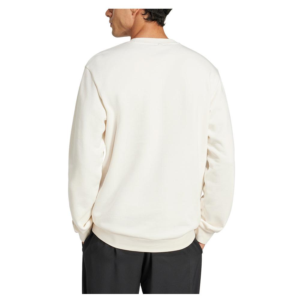 Men`s Long Sleeve Heritage Graphic Tennis Top Chalk White Apparel Adidas