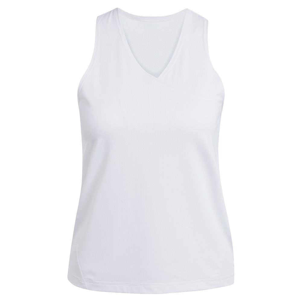 Women`s Club V-Neck Tennis Tank White Apparel Adidas