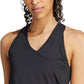 Women`s Club V-Neck Tennis Tank Black Apparel Adidas