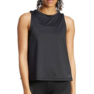 Women`s Yoga Cropped Essentials Training Tank Black Apparel Adidas