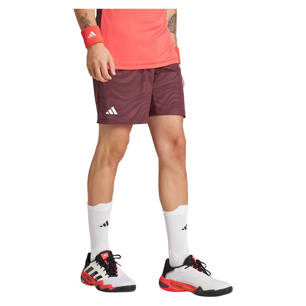 Men`s Ergo Pro Tennis Shorts Aurora Ruby Apparel Adidas