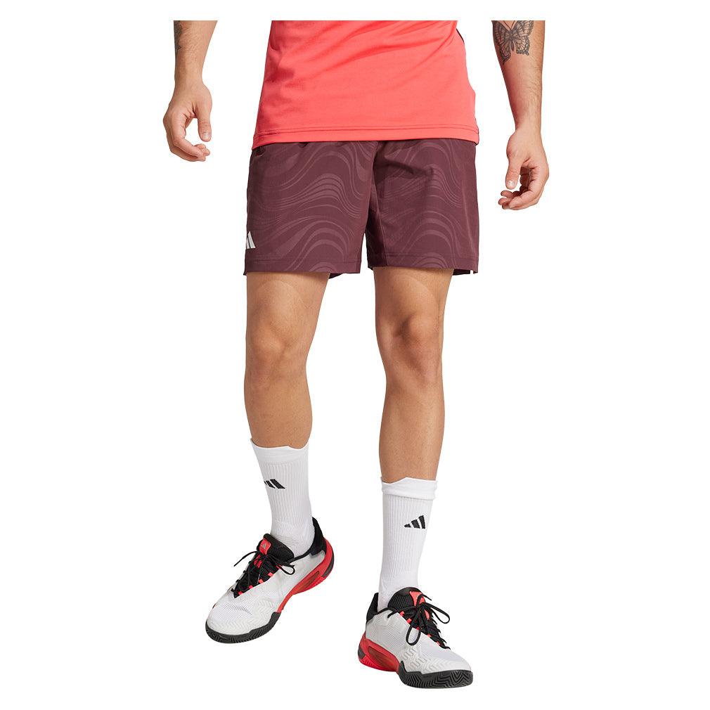 Men`s Ergo Pro Tennis Shorts Aurora Ruby Apparel Adidas