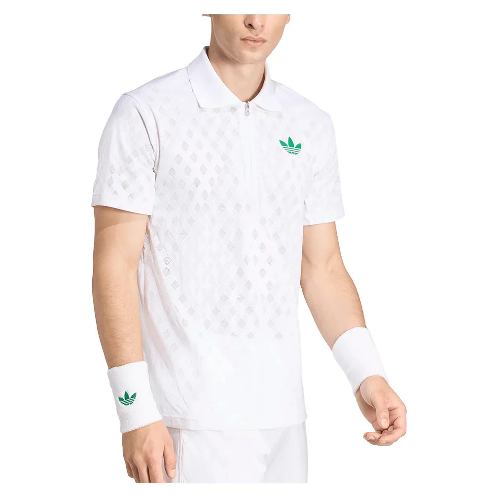 Men`s Pro Tennis Polo White Apparel Adidas