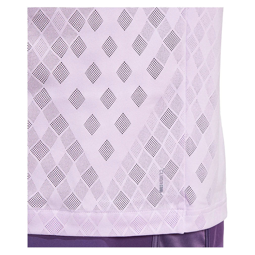 Men`s Pro Tennis Polo Powder Plum Apparel Adidas