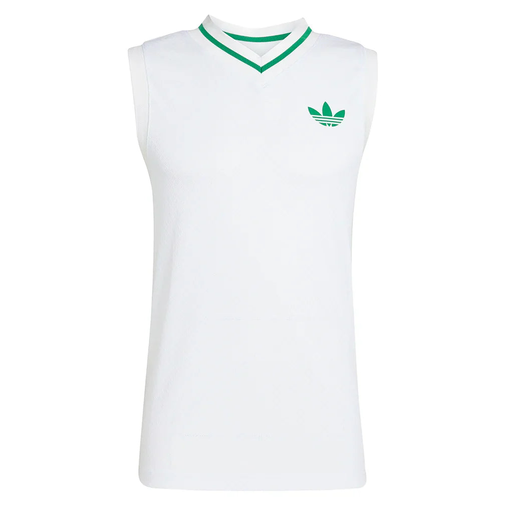Men`s Pro Tennis Tank Top White Apparel Adidas