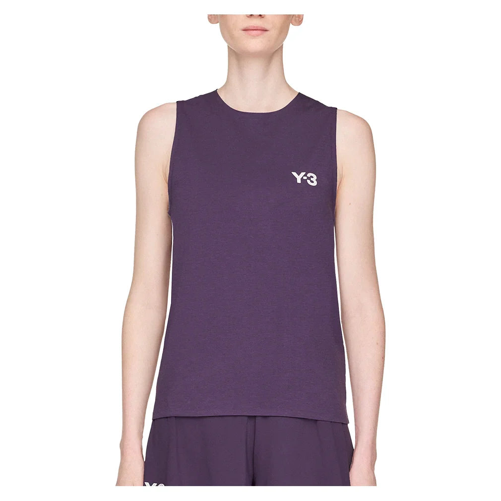 Women`s Y-3 Match Tennis Tank Aurora Plum Apparel Adidas