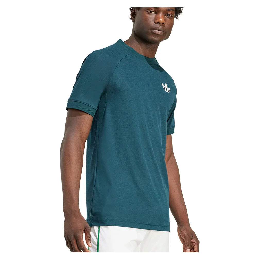 Men`s Pro FreeLift Tennis Top Aurora Ivy Apparel Adidas