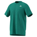 Men`s Club Graphic Tennis Top Powder and Preloved Teal Apparel Adidas