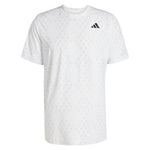 Men`s Club Graphic Tennis Top White and Dash Grey Apparel Adidas