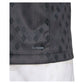 Men`s Club Graphic Tennis Polo Carbon and Black Apparel Adidas