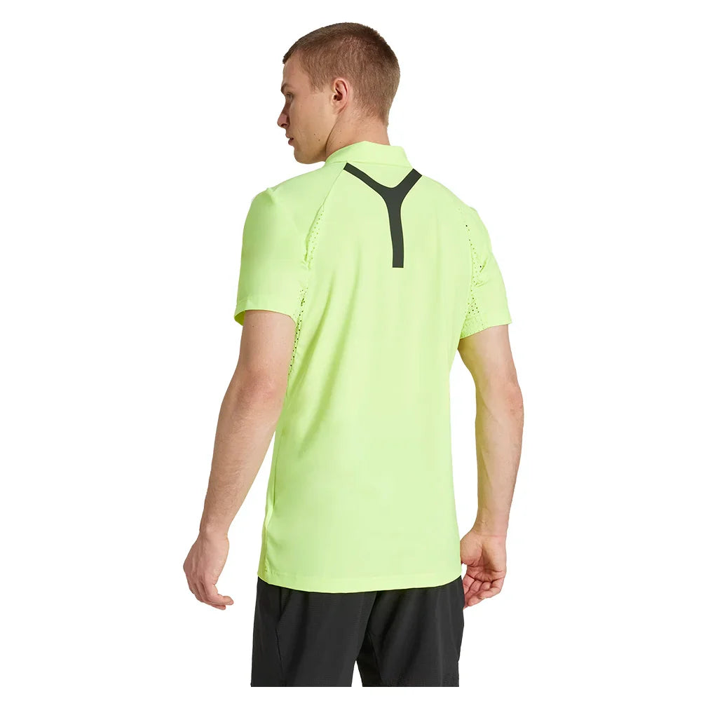 Men`s Freelift Pro Tennis Polo Lucid Lemon Apparel Adidas