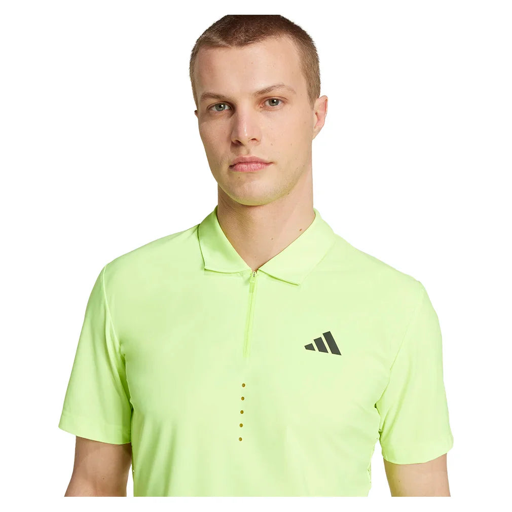 Men`s Freelift Pro Tennis Polo Lucid Lemon Apparel Adidas