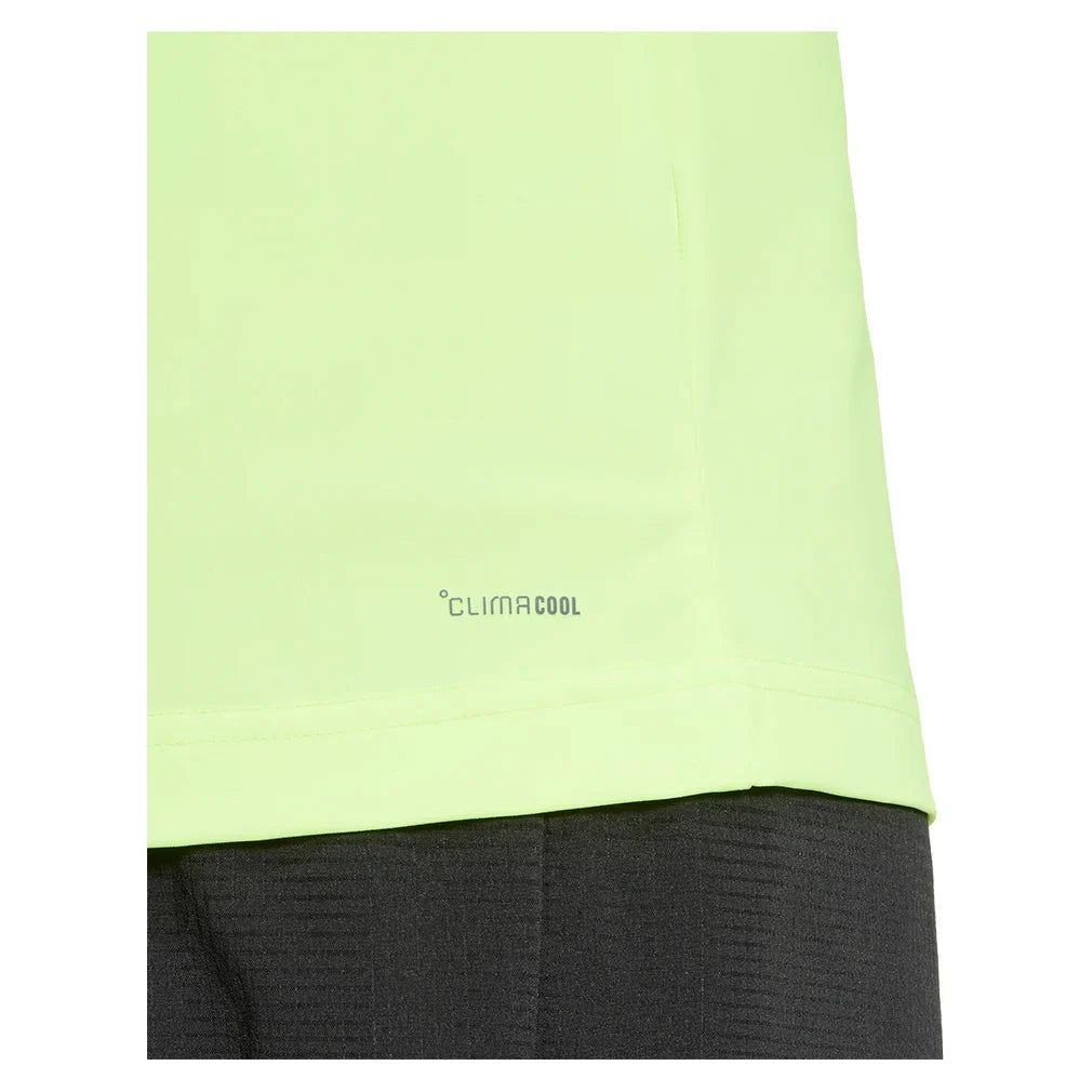 Men`s Freelift Pro Tennis Polo Lucid Lemon Apparel Adidas