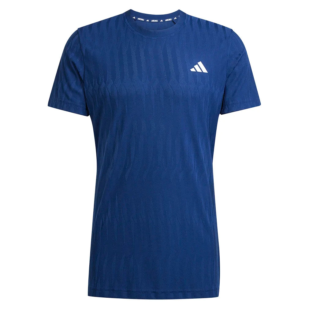 Men`s Freelift Tennis Top Dark Blue Apparel Adidas
