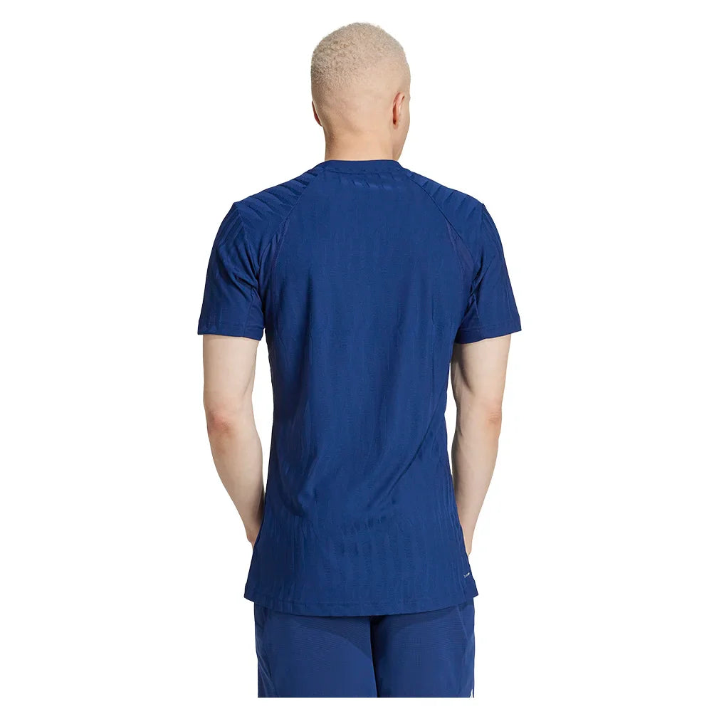 Men`s Freelift Tennis Top Dark Blue Apparel Adidas