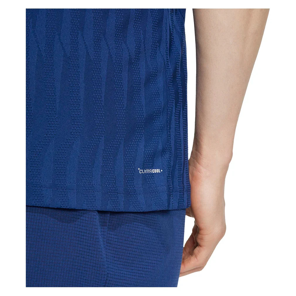Men`s Freelift Tennis Top Dark Blue Apparel Adidas