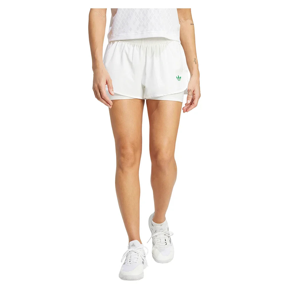 Women`s Pro Tennis Short White Apparel Adidas