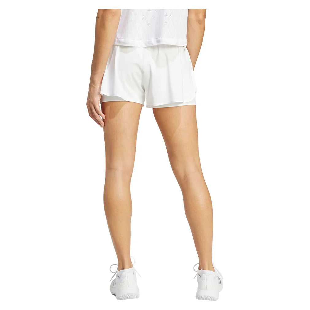 Women`s Pro Tennis Short White Apparel Adidas
