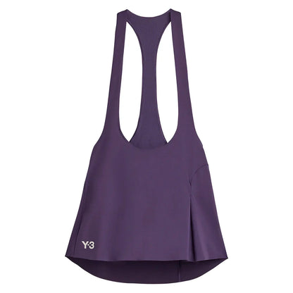 Women`s Y-3 Tennis Bib Skort Aurora Plum Apparel Adidas