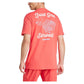 Men`s Graphic Pickleball Top Semi Lucid Red Apparel Adidas