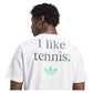 Men`s Originals Graphic Tennis Tee White Apparel Adidas