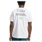 Men`s Originals Graphic Tennis Tee White Apparel Adidas